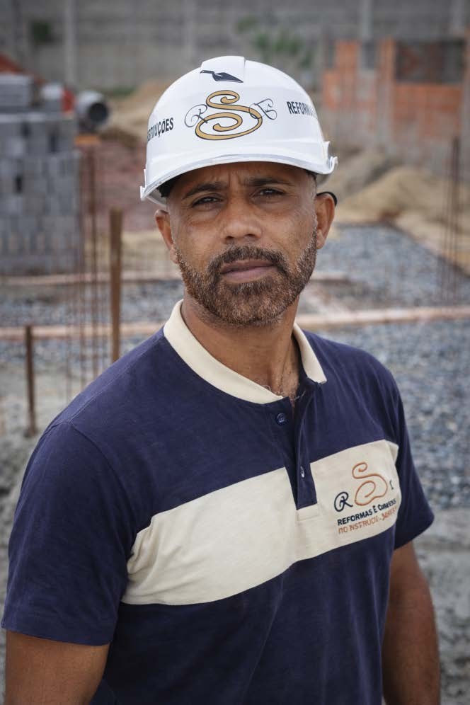 Reginaldo Bispo, responsável pela R.S.B Reformas e Construções